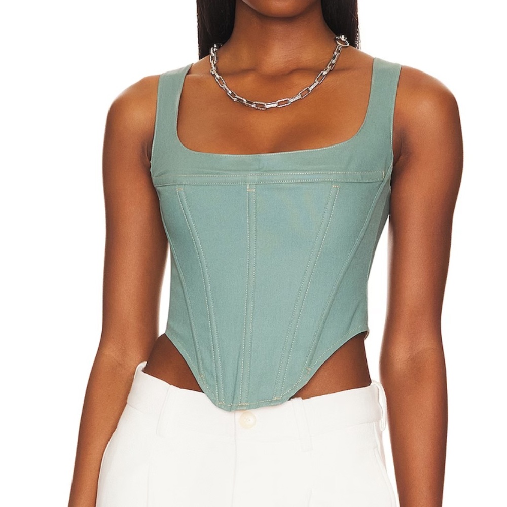 Miaou Cambell Corset in Slate